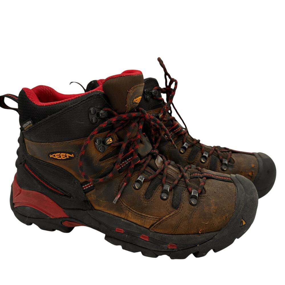 Keen Men's Pittsburgh Mid Steel Toe Leather Boots Size 11D